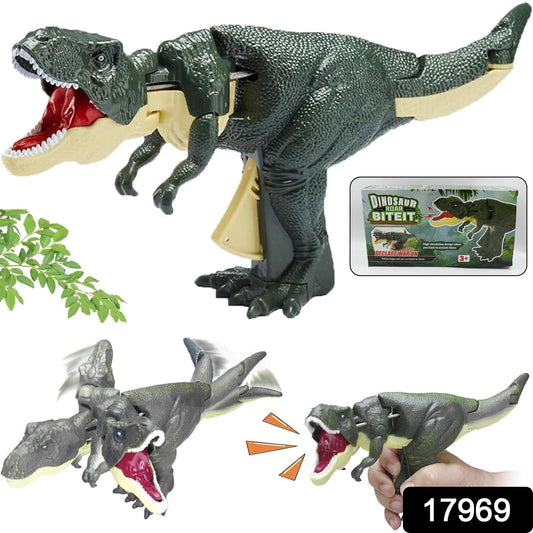 Dinosaur Roaring Toys Trigger, Dinosaurs Toys with Dinosaur Sound Lighting Model Vibrating Head Moving (3 + Years / 1 Pc)
