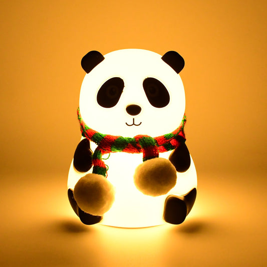Panda 7-Color LED Silicone Touch Lamp (1 Pc)