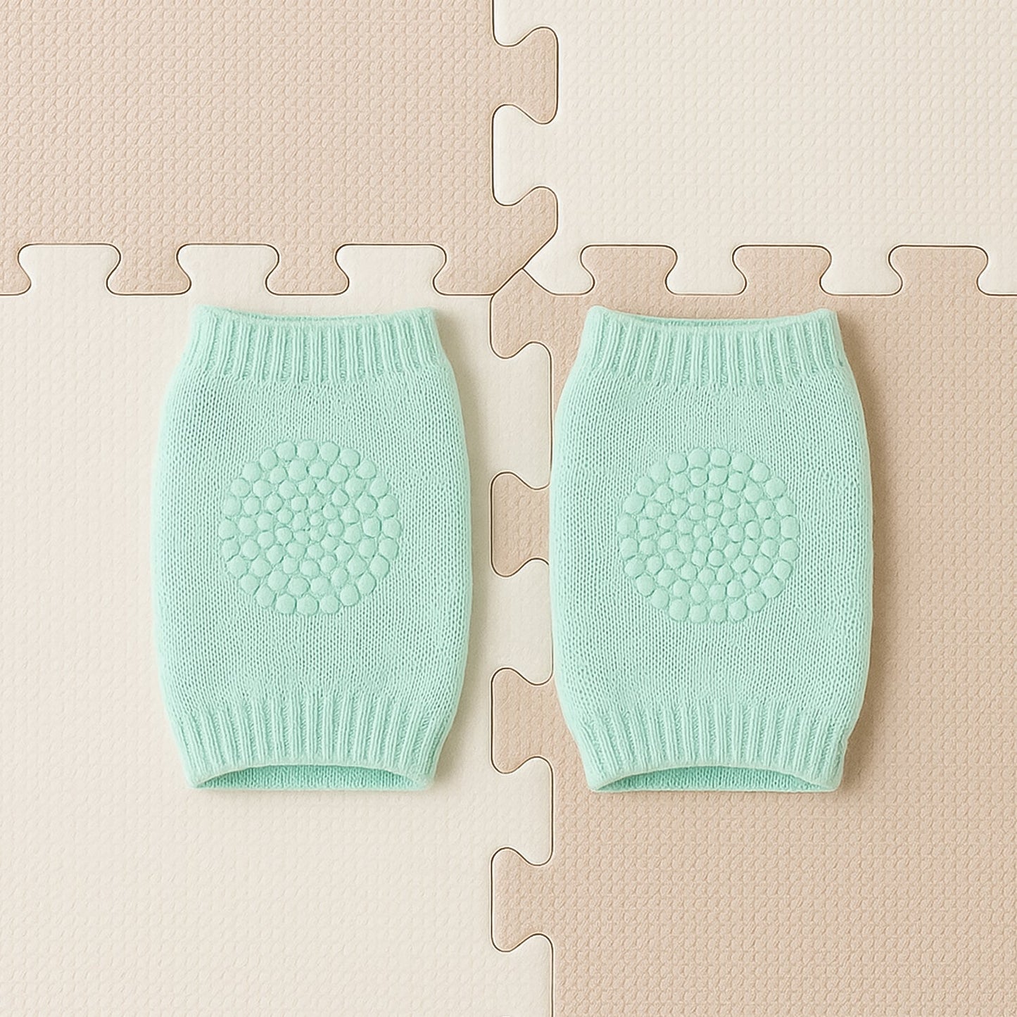 Soft Mint Green Wool Leg Warmers 
