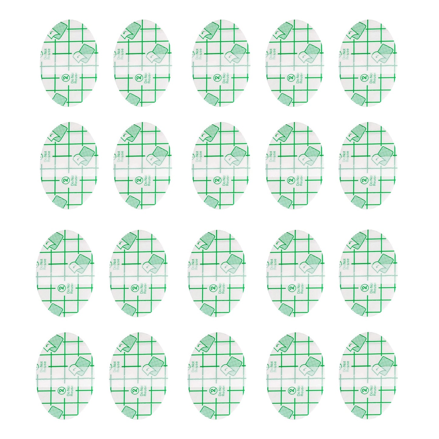 Baby Waterproof Ear Stickers, Heel Invisible Foot Sticker 